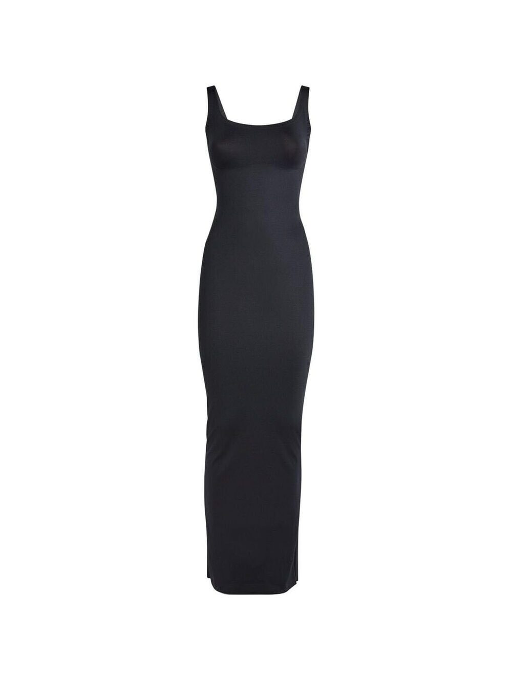 SKIMS Women's Black Tank Long Slip Dress